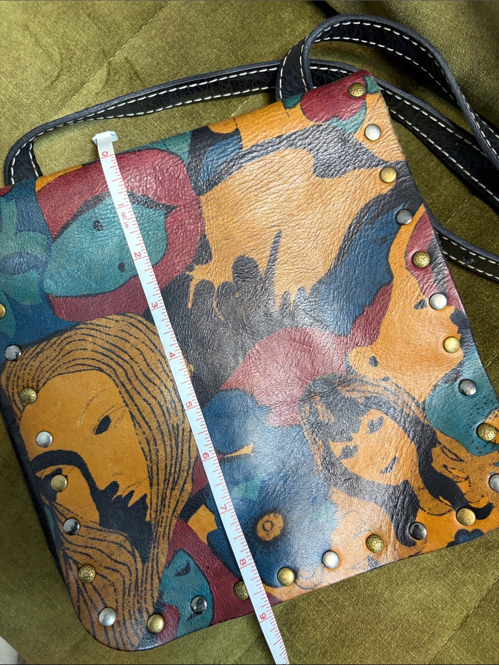 Patricia Nash Mod World Girl Power Crossbody purse - Picture 13 of 13